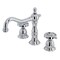 Kingston Brass KS1971RX Widespread Bathroom Faucet with Brass Pop-Up, Polished Chrome KS1971RX - alternate 1